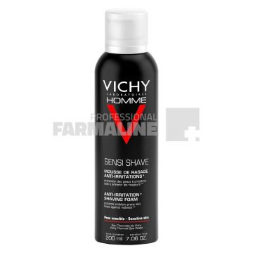 Vichy Homme Spuma de ras anti-iritatii 200 ml