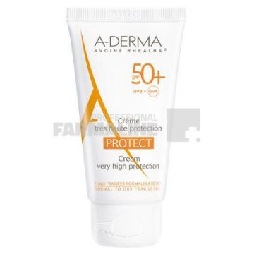 A-Derma Protect Crema fara parfum SPF50+ 40 ml