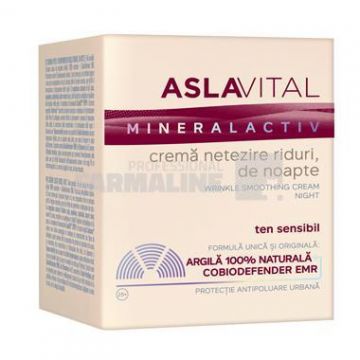 Aslavital Mineralactiv CremÄƒ netezire riduri de noapte 50 ml