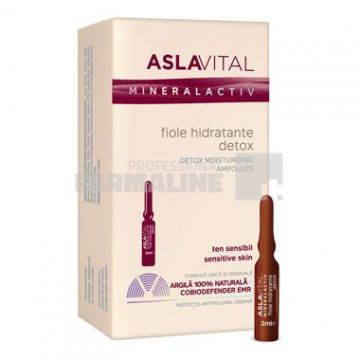 Aslavital Mineralactiv Fiole hidratante detox 2 ml 7 fiole