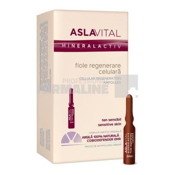 Aslavital Mineralactiv Fiole regenerare celulara 2 ml  7 fiole