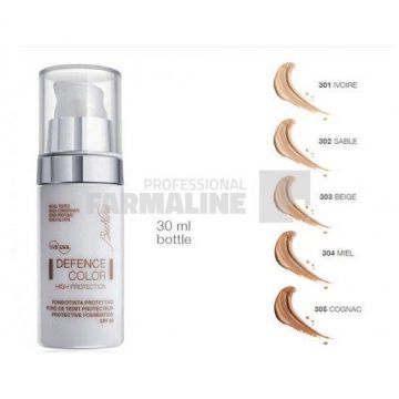 Bioinke Defence Color Fond de ten lichid SPF30 nr. 302 Sable 30 ml