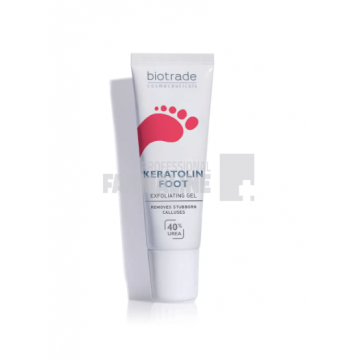 Biotrade Keratolin Foot Gel 40% Uree Gel hidratant pentru bataturi si unghii ingrosate 15 ml