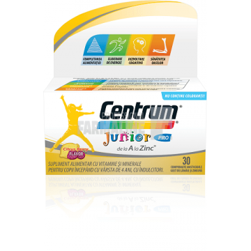 Centrum Junior pro 30 comprimate masticabile