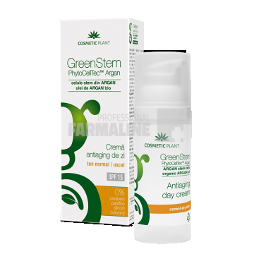 Cosmetic Plant GreenStem Crema antiaging de zi matifianta ten normal mixt SPF15 50 ml