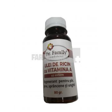 Dr Family Ulei de ricin cu vitamina A 80 g