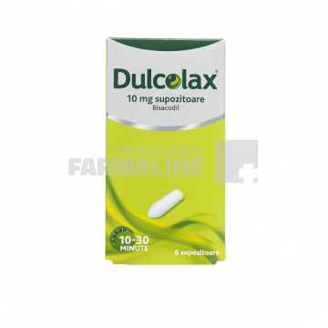 Dulcolax 10 mg 6 supozitoare