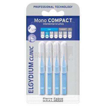 Elgydium Clinic Periute interdentare Monocompact Blue 4 bucati