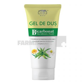 Gel de dus cu bicarbonat,aloe,galbenele si musetel 200 ml