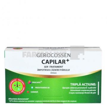 Gerocossen Capilar+ Ser tratament impotriva caderii parului 10 fiole