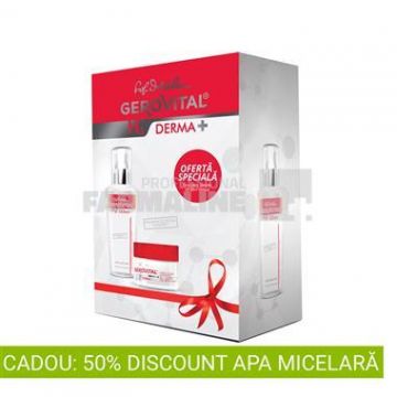 Gerovital H3 Derma+ Pachet Crema antirid si fermitate 50 ml + Apa micelara ten sensibil 150 ml