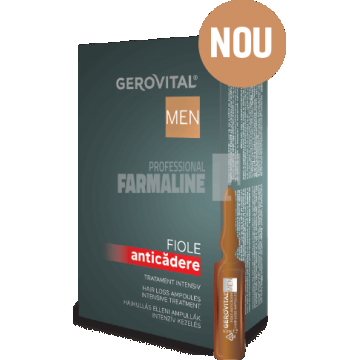 Gerovital Men Fiole par anticadere 10 ml 10 bucati