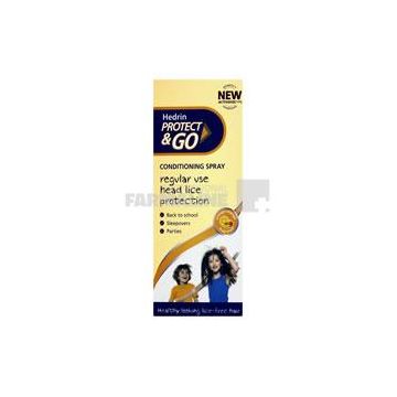 Hedrin Protect & Go Spray de protectie anti-paduchi cu aroma de Portocale si Mango 120 ml