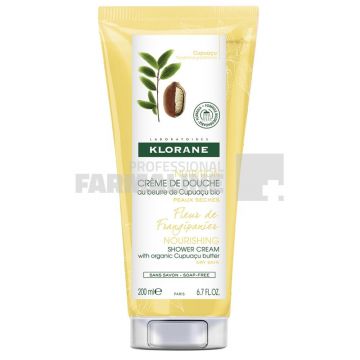 Klorane Nutrition Crema de dus cu flori de frangipani 200 ml
