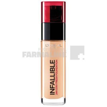 L'Infaillible 24H Fresh Wear Fond Ten acoperire ridicata 200 Sable Dore 30 ml