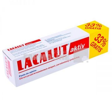 Lacalut Aktiv Pasta de dinti 75 ml 33% Cadou