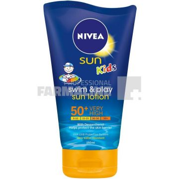 Nivea 85833 Sun Kids Swim & Play Lotiune protectie solara SPF50+ 150 ml