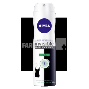 Nivea 88674 Deo Spray Black&White Fresh 150 ml