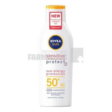 Nivea Sun 80457 Lotiune protectie solara imediata SPF50+ 200 ml