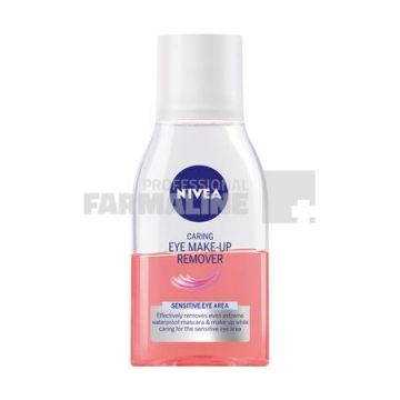 Nivea Visage Demachiant de ochi bifazic pink 125 ml