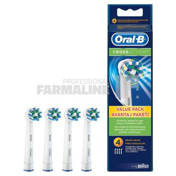 Oral B Cross Action EB50 Rezerve cap periuta electrica 4 bucati