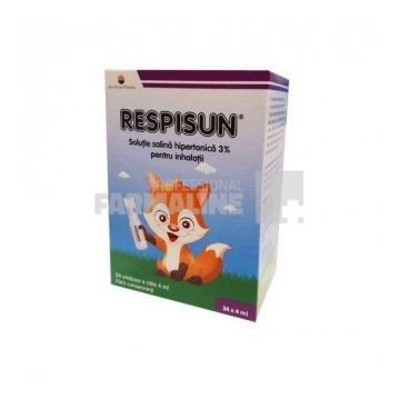 Respisun Solutie salina hipertonica 3% 4 ml x 24 monodoze