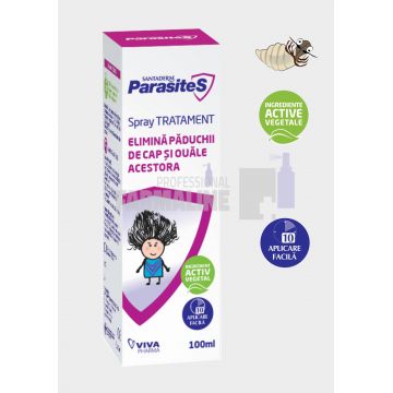 Santaderm Parasites Spray tratament impotriva paduchilor 100 ml