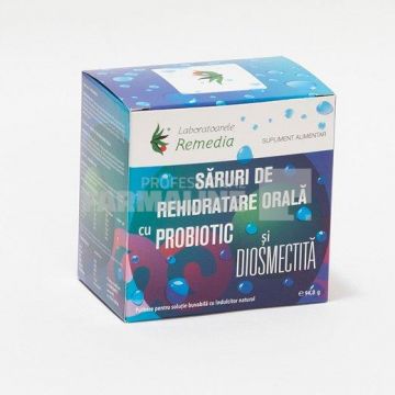 Saruri rehidratare cu probiotic si diosmectita 24 plicuri