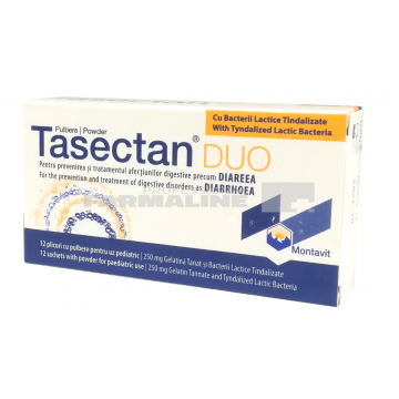 Tasectan Duo copii 250 mg 12 plicuri