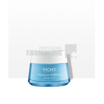 Vichy Aqualia Thermal Riche Crema rehidratanta cu acid hyaluronic ten uscat 50 ml