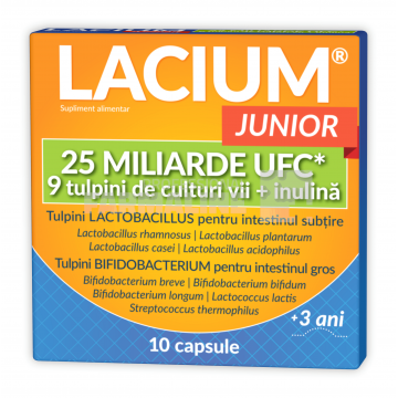 Zdrovit Lacium junior 25 miliarde UFC 10 capsule