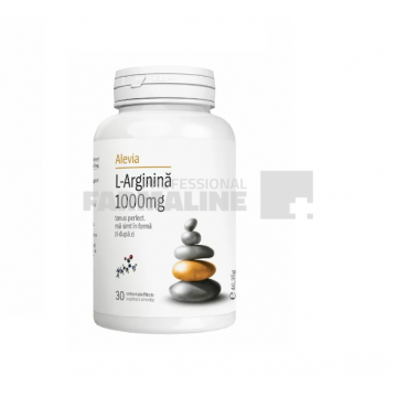 Alevia L-argininÄƒ 1000mg 30 comprimate filmate