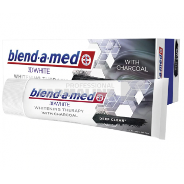 Blend-A Med 3D Whitening Pasta de dinti Deep Clean cu carbune 75 ml