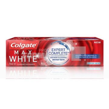 COLGATE PASTA DINTI MAX WHITE EXPERT COMPLETE X 75ML
