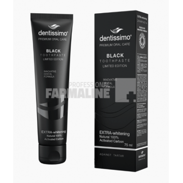 Dentissimo Black Tooth pasta de dinti 75 ml