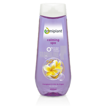 Elmiplant Calming Spa Gel de dus Fragipani si ulei de argan 400 ml