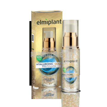 Elmiplant Hyaluronic Gold Serum pentru fata cu efect de umplere 30ml