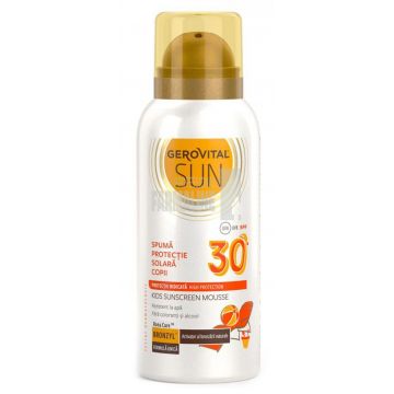 Gerovita Sun Spuma protectie solara copii SPF30 100 ml