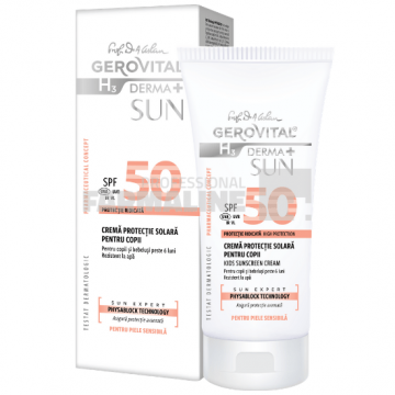 Gerovital H3 Derma Sun Crema protectie solara pentru copii SPF50 150 ml