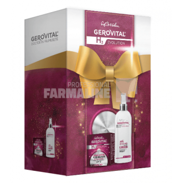Gerovital H3 Evolution Apa micelara cu acid hialuronic 150 ml + Crema antirid SPF10 45+ 50 ml