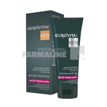 Gerovital Men Balsam dupa ras cu acid hialuronic 100 ml