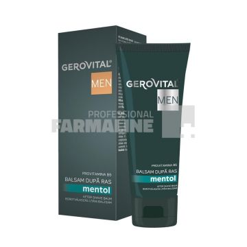 Gerovital Men Balsam dupa ras mentol 100 ml