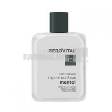 Gerovital Men Lotiune dupa ras cu mentol 100 ml