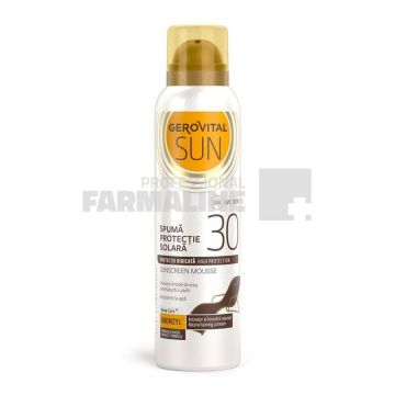 Gerovital Sun Spuma protectie solara SPF30 150 ml