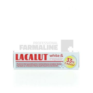 Lacalut White & Repair Pasta de dinti 100ml (33% Cadou)