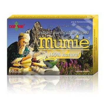 Mumie Extract purificat de rasina 60 comprimate