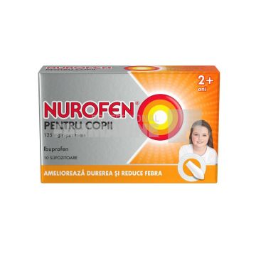 Nuforen pentru copii 125 mg 10 supozitoare