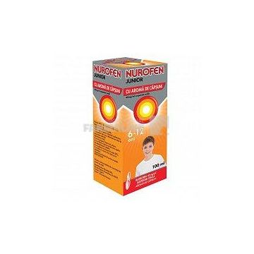 Nurofen Junior, cu aroma de capsuni 40 mg/ml 100ml