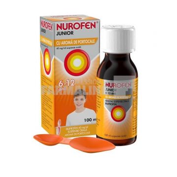 Nurofen Junior, cu aroma de portocale 40 mg/ml 100 ml