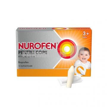 Nurofen pentru copii 60 mg 10 supozitoare